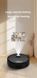 NovaClean 3 In 1 Mini Sweeping Robot - Low Noise Fully Automatic Cleaning System