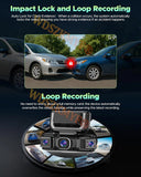 Dashcam with 360 Coverage for Parking