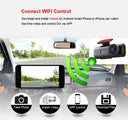 NovaDrive 4K Dash Cam GPS WiFi App Night Vision - 24H Recording With RearLens XP