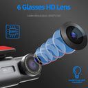 NovaDrive 4K Dash Cam GPS WiFi App Night Vision - 24H Recording With RearLens XP