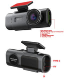 NovaDrive 4K Dash Cam GPS WiFi App Night Vision - 24H Recording With RearLens XP
