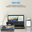 NovaDrive 4K Dash Cam GPS WiFi App Night Vision - 24H Recording With RearLens XP
