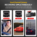 NovaDrive 4K Dash Cam GPS WiFi App Night Vision - 24H Recording With RearLens XP
