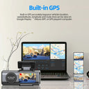 NovaDrive 4K Dash Cam GPS WiFi App Night Vision - 24H Recording With RearLens XP