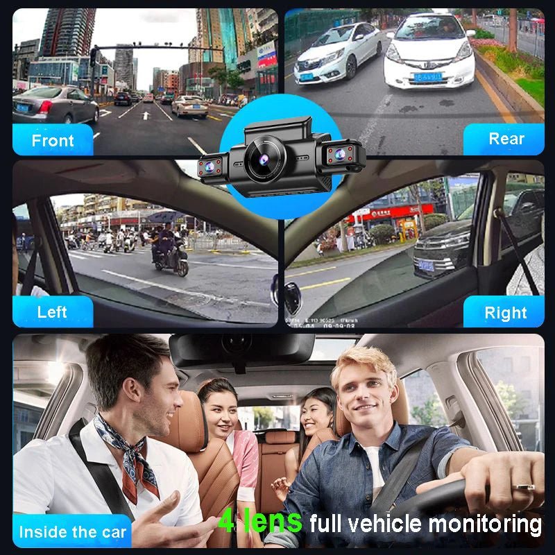 NovaGuard 4K 4CH Hidden Dash Cam With App Night Vision 24 Hour Parking MonitorGo
