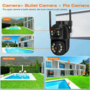 8MP 4K PTZ Security Camera for Homes