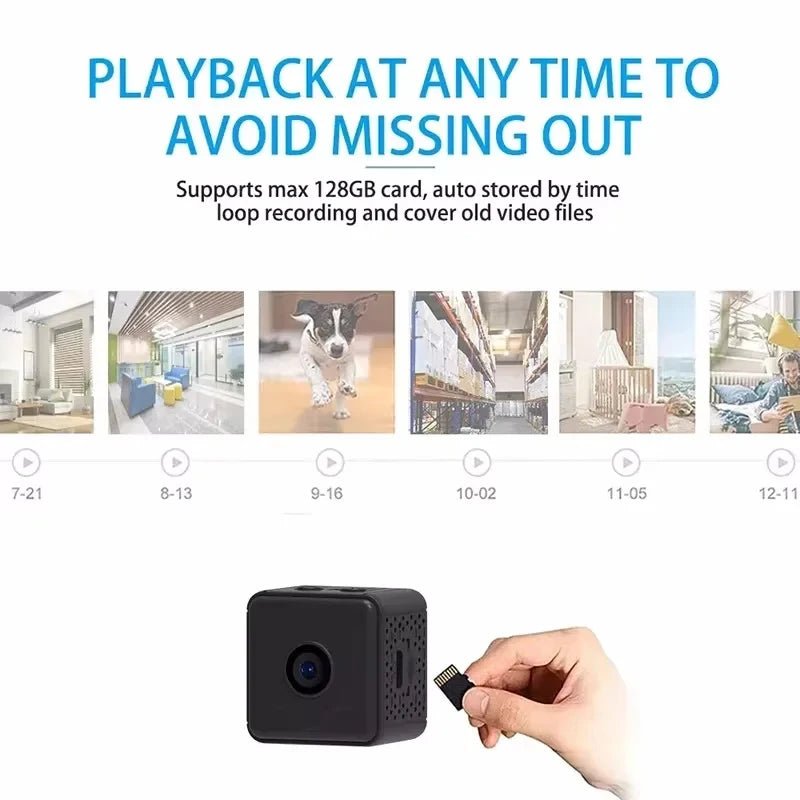 NovaTech 4K MiniCam Wireless WiFi Security Camera Outdoor Baby Pet Monitoring HD