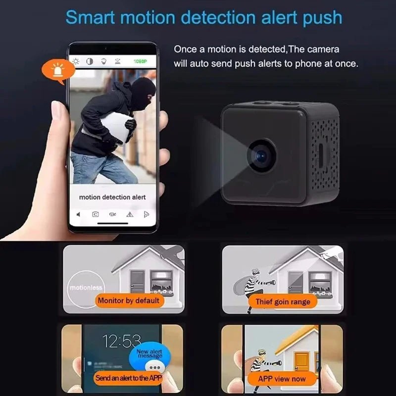 NovaTech 4K MiniCam Wireless WiFi Security Camera Outdoor Baby Pet Monitoring HD