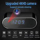 4KHD Mini Clock Camera for Home Security