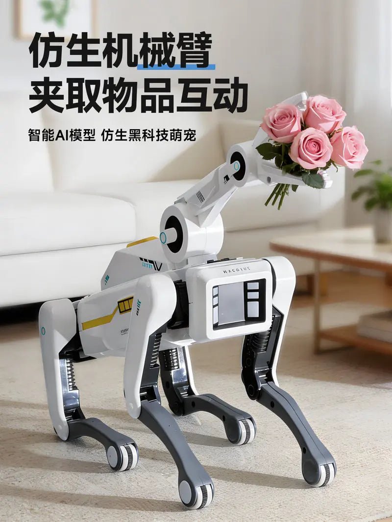 NovaTech AI Robot Dog 2026 With Bionic Arm - Remote Control Toy For Kids At Home