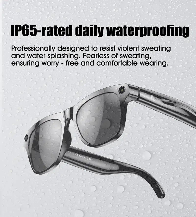NovaTech VisionPro 4K AI Smart Glasses - Real Time Translation And Calls OnTheGo