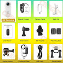 Hands Free 4K Action Camera For Vlogging