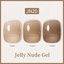Nude Gel Nail Polish Set: Stylish Durable Camouflage Kit