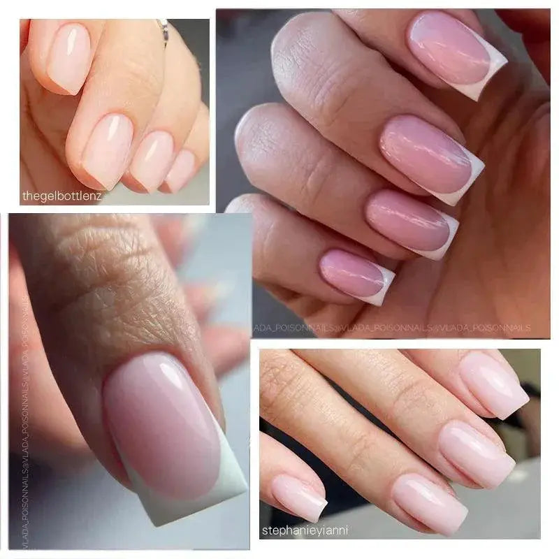 Nude Gel Nail Polish Set Camouflage Kit For Elegant Nails