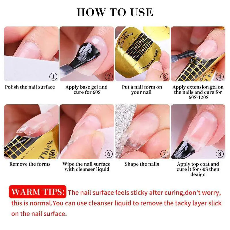 Nude Gel Nail Polish Set Camouflage Kit For Elegant Nails
