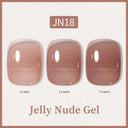 Nude Gel Nail Polish Set: Stylish Durable Camouflage Kit