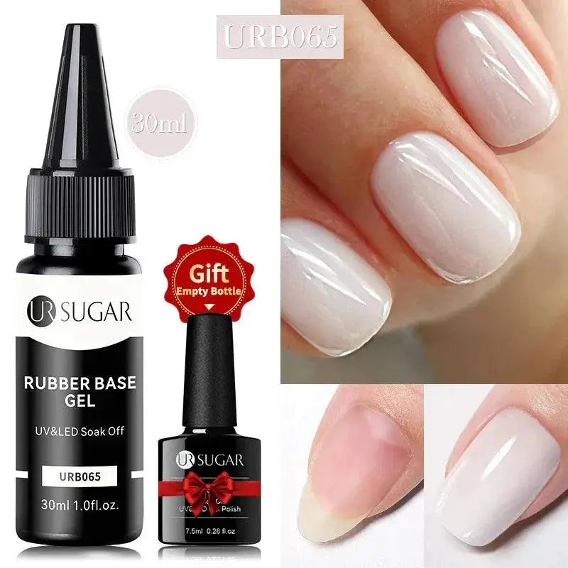 Nude Jelly White Rubber Base Gel Long Lasting Color