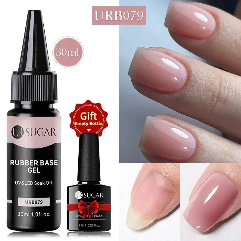 Nude Jelly White Rubber Base Gel Long Lasting Color