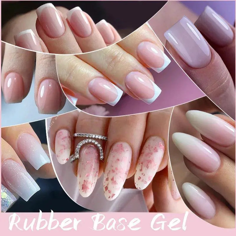 Nude Jelly White Rubber Base Gel Long Lasting Color