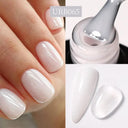Nude Jelly White Rubber Base Gel: Long-Lasting Color