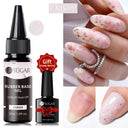 Nude Jelly White Rubber Base Gel: Long-Lasting Color