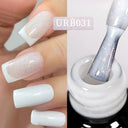 Nude Jelly White Rubber Base Gel: Long-Lasting Color
