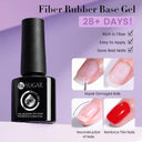Nude Jelly White Rubber Base Gel: Long-Lasting Color