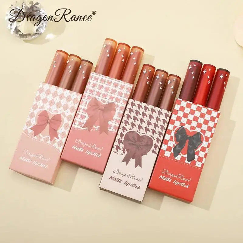 Nude Matte Lip Crayon Set Long Lasting Moisturizing Color