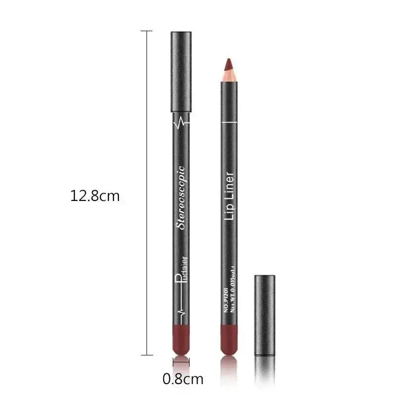 Nude Matte Lip Liner Pencil Hydrating Waterproof Longwear