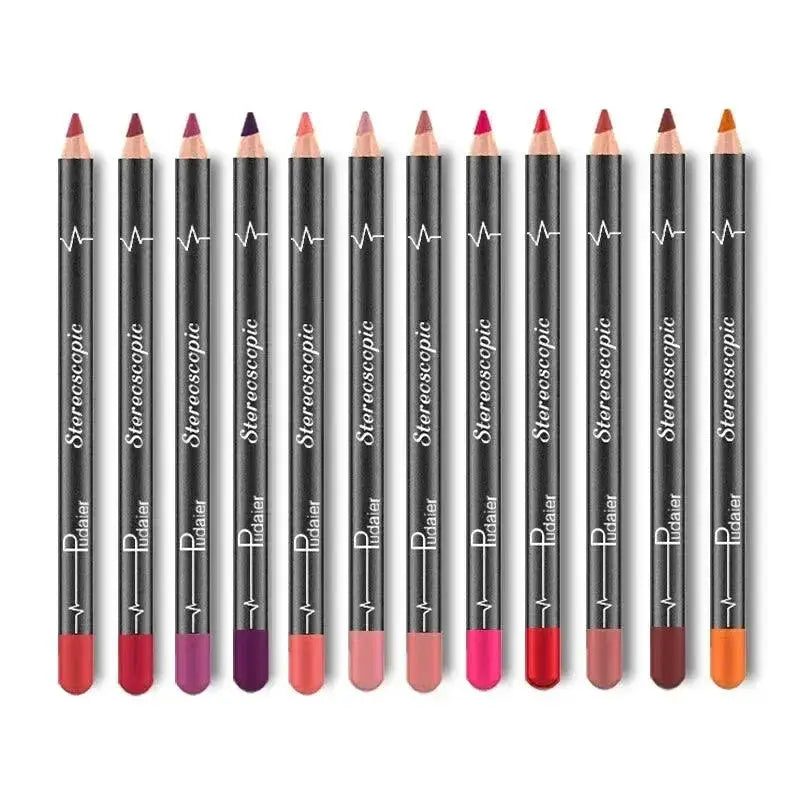 Nude Matte Lip Liner Pencil Hydrating Waterproof Longwear