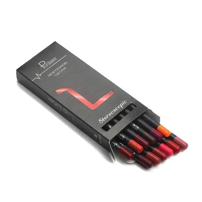 Nude Matte Lip Liner Pencil Hydrating Waterproof Longwear
