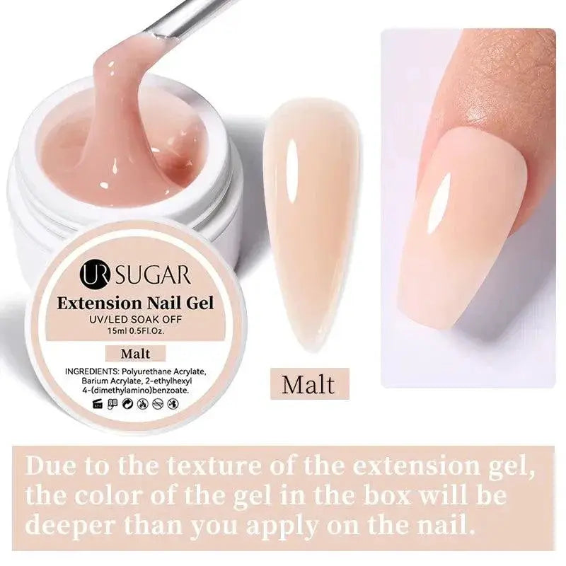 Nude Pink Gel Nail Kit For Professional Salon Manicures