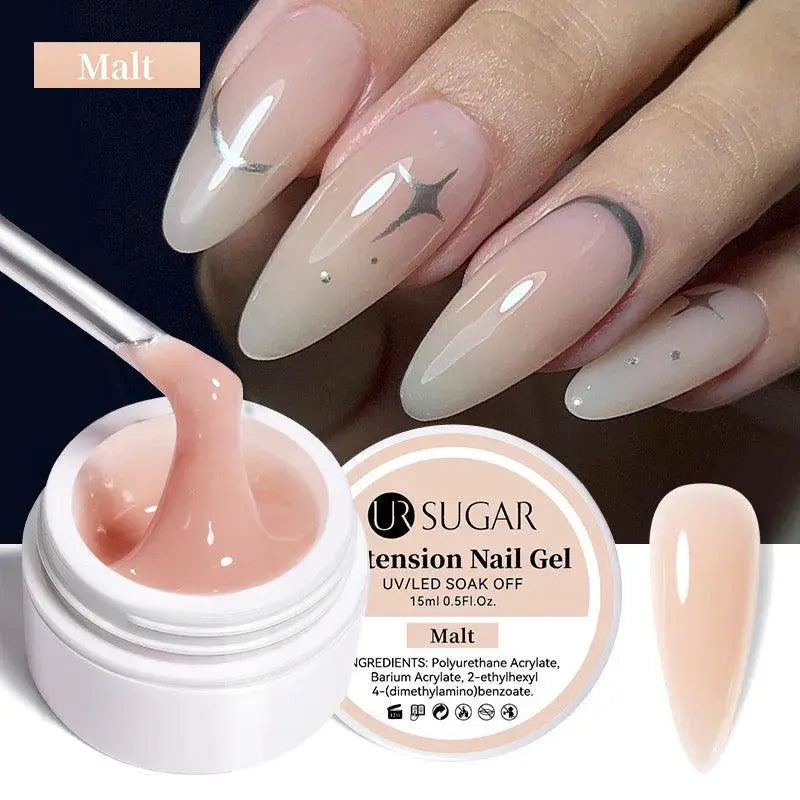 Nude Pink Gel Nail Kit For Professional Salon Manicures