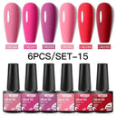 Gel Polish Set for Home Use Long-Lasting
