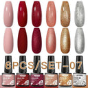 Gel Polish Set for Home Use Long-Lasting