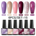 Gel Polish Set for Home Use Long-Lasting
