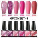 Gel Polish Set for Home Use Long-Lasting