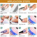 Gel Polish Set for Home Use Long-Lasting
