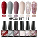 Gel Polish Set for Home Use Long-Lasting