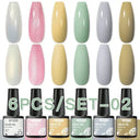 Gel Polish Set for Home Use Long-Lasting