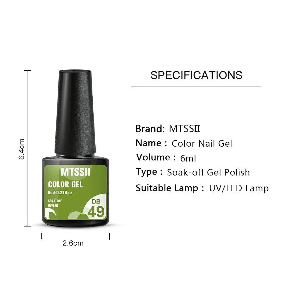 Nude Pink Gel Nail Polish Set Ultimate Glam Six Piece Kit