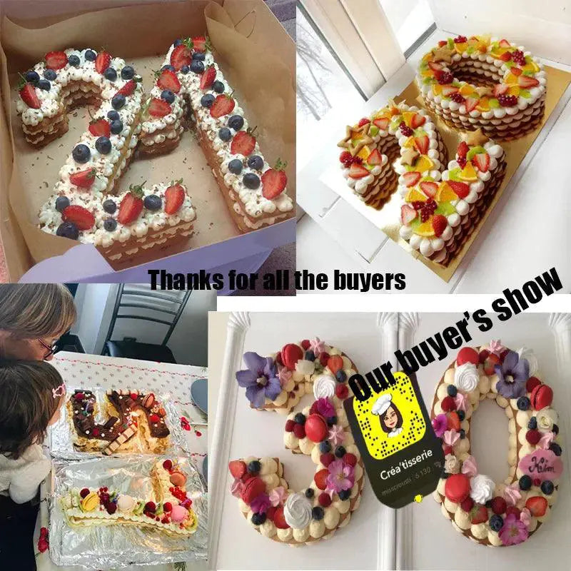 Number Cake Mold Set For Special Occasions Creative Baking