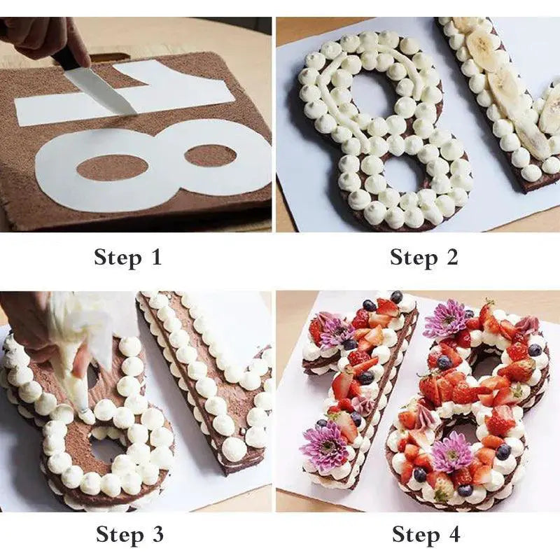 Number Cake Mold Set For Special Occasions Creative Baking
