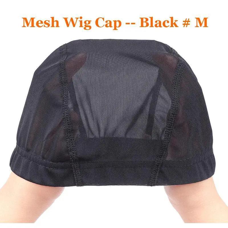 Nunify Mesh Wig Cap Premium Spandex Hair Accessory Black