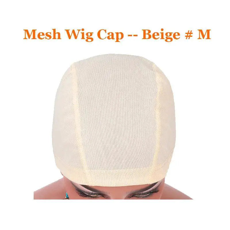 Nunify Wig Cap for Wig Makers Comfort — Mesh-Beige-M-1Pcs