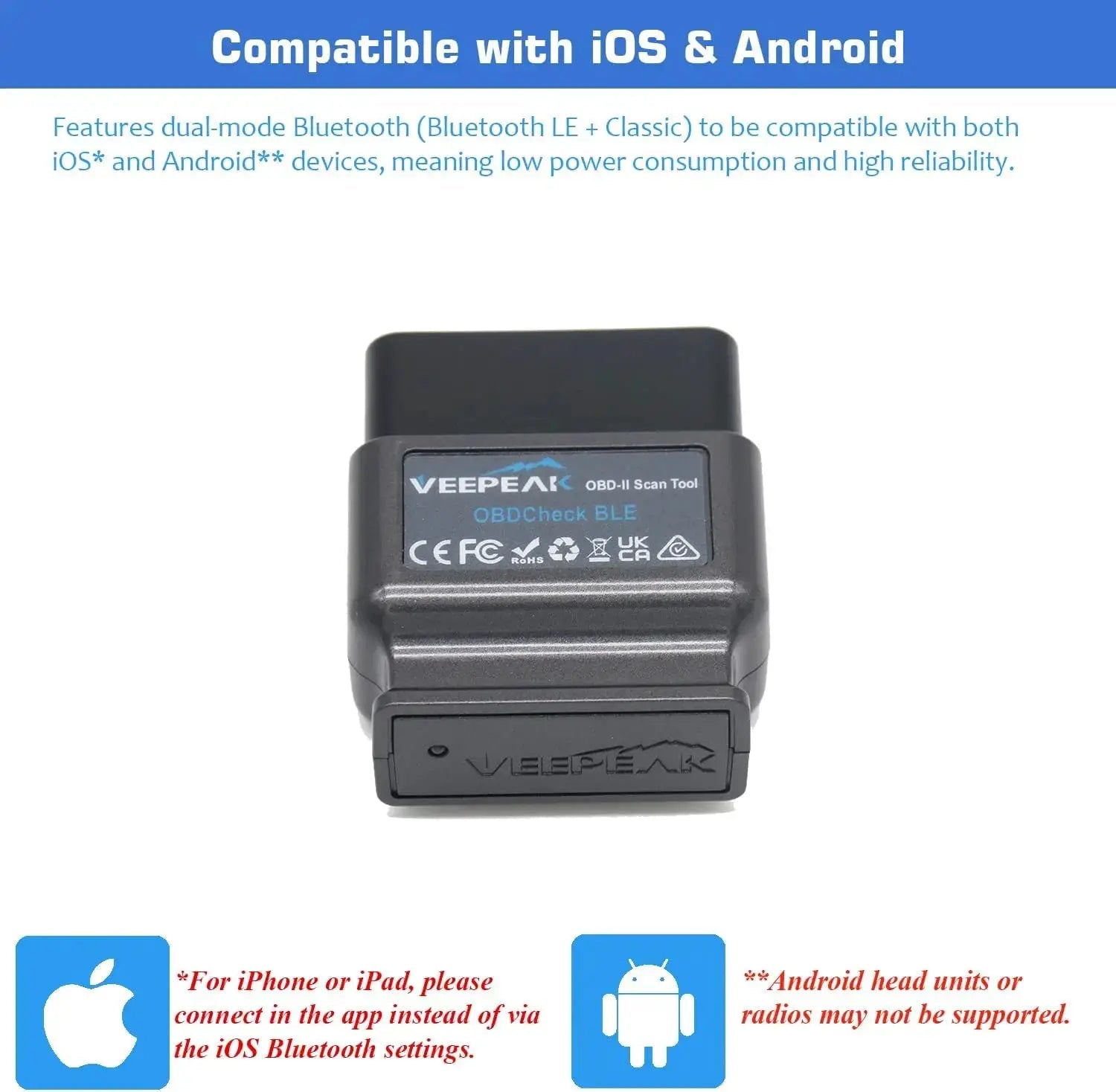 OBD BLE Scanner for Safer Driving