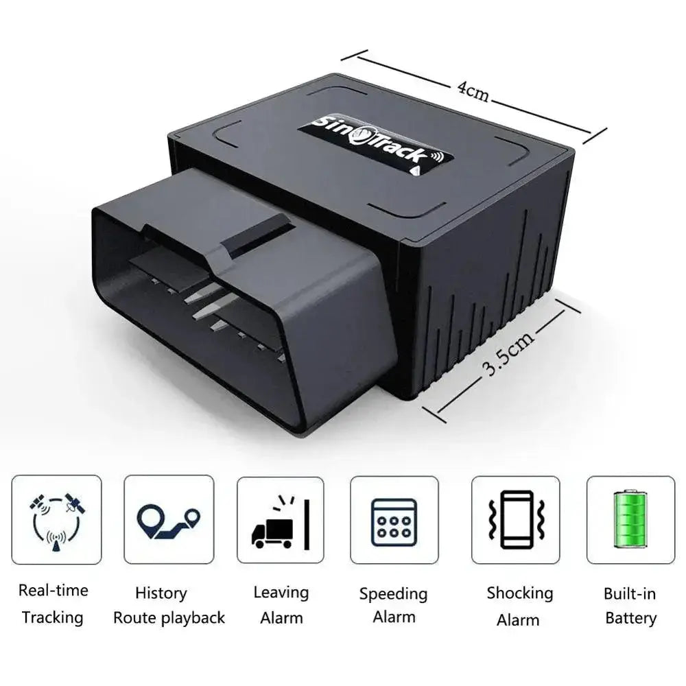 OBD II GPS Tracker For Cars Real Time Vehicle Tracking