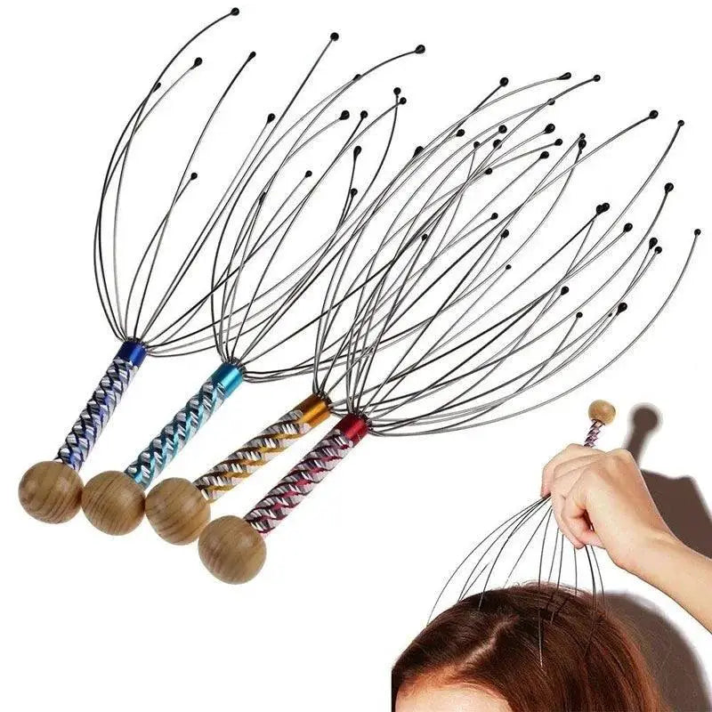 Octopus Body And Scalp Massager For Deep Stress Relief