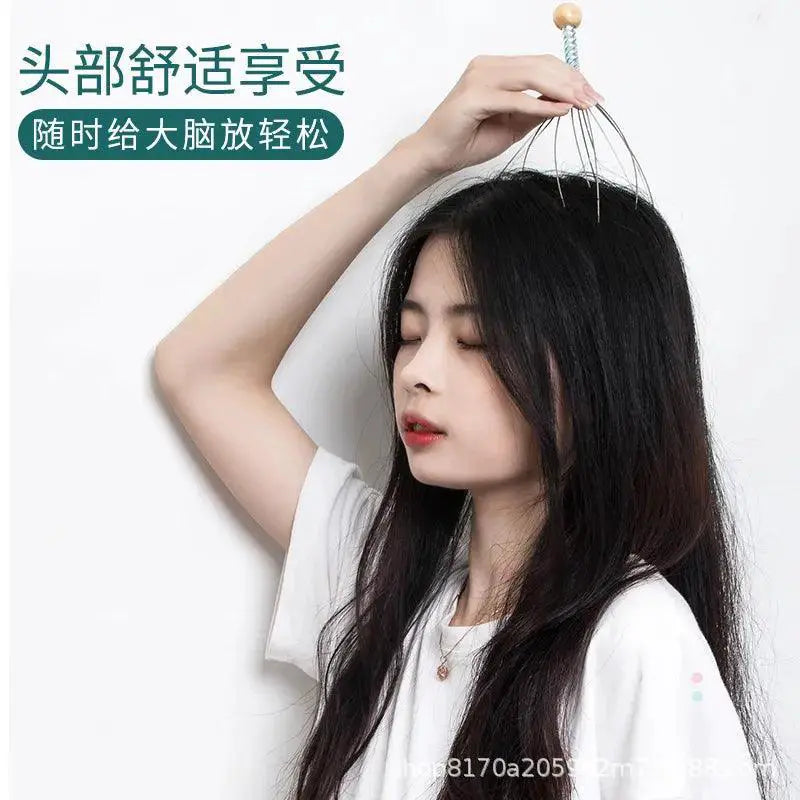 Octopus Body And Scalp Massager For Deep Stress Relief