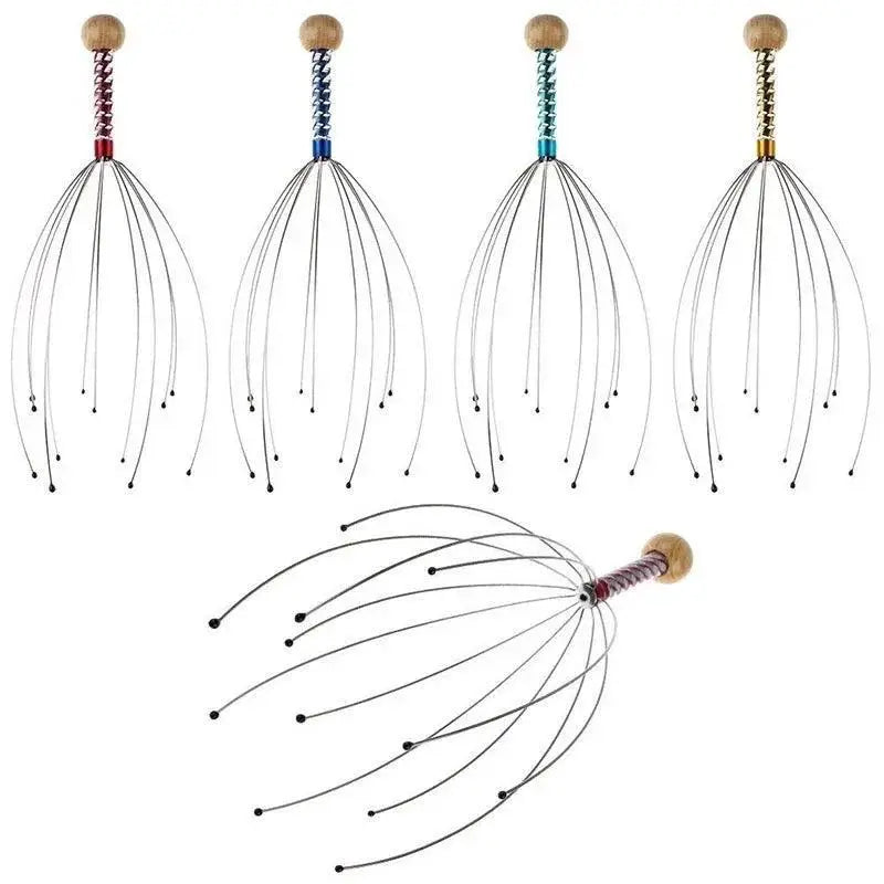 Octopus Body And Scalp Massager For Deep Stress Relief